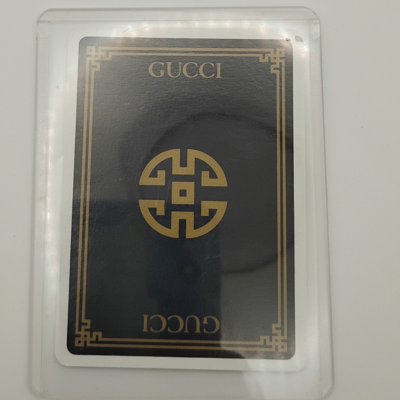 Gucci Accessories - Gucci Black and Gold 2 Of ❤️ Collector Card With Protection Sleeve